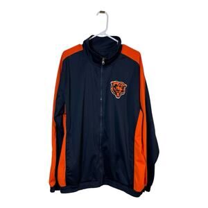 CHICAGO BEARS G-III NFL SOFT SHELL FULL ZIP BLUE JACKET XL